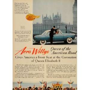  1953 Ad Aero Willys Overland House of Parliment London 