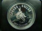 1975 CANADIAN *CALGARY STAMPEDE 100th ANNIVERSARY* SILVER DOLLAR PROOF 