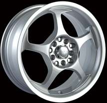 JDWheels 17x7 Akita AK 90 490 7701S HyperSilver 4x100  