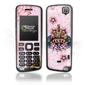 Design Skins for Nokia 5220 Xpress Music   Flying Daggerheart Design 