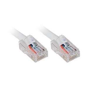  CAT5E PATCH CABLE, 7FT, WHITE