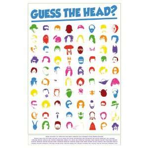    Humour Posters Guess   The Head   35.7x23.8 inches