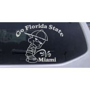  Go Florida State Pee On Miami Car Window Wall Laptop Decal 