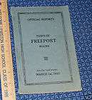1897 & 1898 Wells Maine ME Town Reports w/Genealogy Vitals Stats 