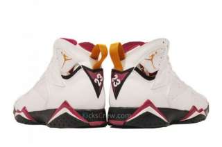   JORDAN VII 7 CARDINAL RETRO SZ 9.5 10 12 BORDEAUX XI VI V YOTR  