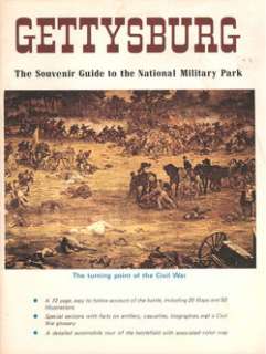 GETTYSBURG SOUVENIR GUIDE TO THE NATIONAL MILITARY PARK  