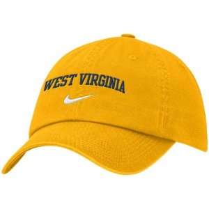  Nike West Virginia Mountaineers Gold Campus Hat Sports 