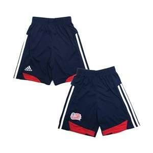   England Revolution Authentic Youth Home Short   Navy/Red YOUTH LARGE