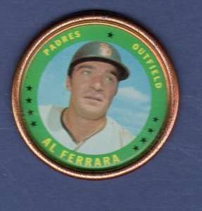 1971 Topps Coin #25 Al Ferrara/Padres EX  