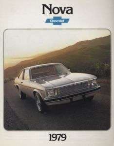 1979 Chevrolet Chevy Nova Final Sales Brochure Book  