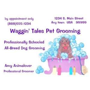 Pet Grooming Appointment And Business Card
