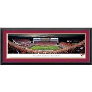 Virginia Tech Hokies Lane Stadium/Worsham Field Deluxe Frame Panoramic 