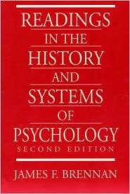   Psychology, (0136267971), James F. Brennan, Textbooks   