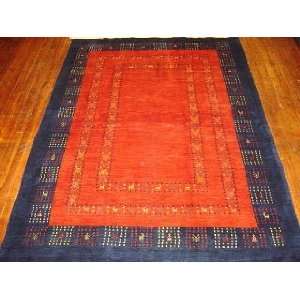    4x6 Hand Knotted Gabbeh Persian Rug   48x65