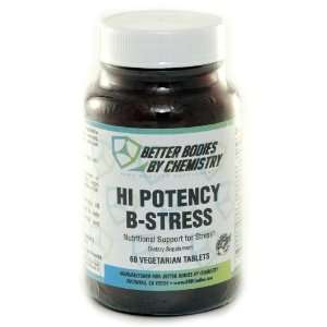 Better Bodies By Chemistry Hi potency B Stress Vegetarian Tablets, 60 