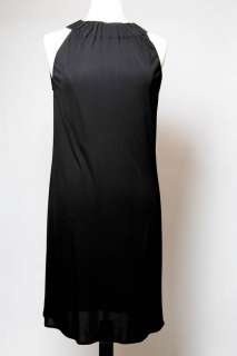 Yigal Azrouel Blk Jersey Dress w Patent Leather Neck 3  