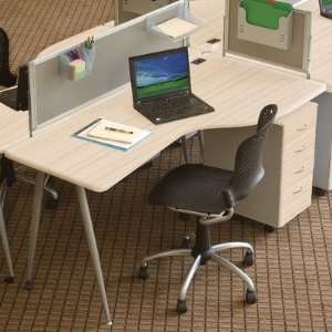  Balt 90049 / 90000 iFlex Right Hand Desk Finish Teak 