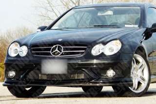 Carbon Fiber Mercedes Benz W203 C55 AMG Carsson type Add on Front Lip 