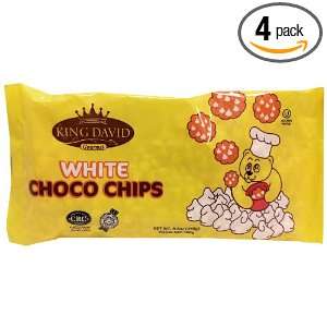 King David Kosher Vegan Lactose Free White Chocolate Chips 4 Packs 