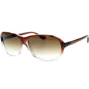  Ray Ban Sunglasses RB4153 / Frame Pipe Brown Fade Lens 