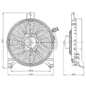   Cooling Fan Shroud Assembly (2004 04 2005 05 2006 06) 92120 7S000 TYC