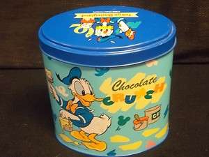 Tokyo Disneyland Donald tin canister Chocolate Crunch Painting  