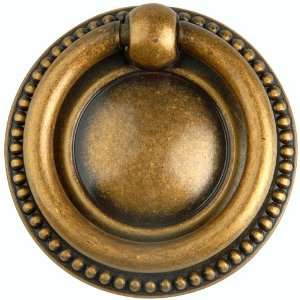   .09 Classic Series Ring Pull, 1.97 Inch Diameter, Antique Brass Dark
