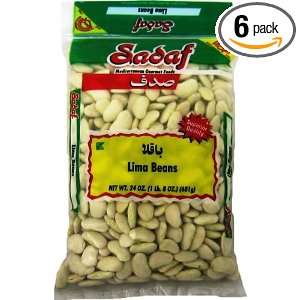 Sadaf Lima Beans, 24 Ounce (Pack of 6)  Grocery & Gourmet 