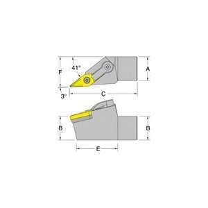   3D, Shank 1.25, OAL 6.0, Head 1.50, Use with VNM Insert 33