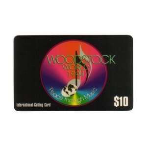  Collectible Phone Card $10. Woodstock World 1994 Festival 