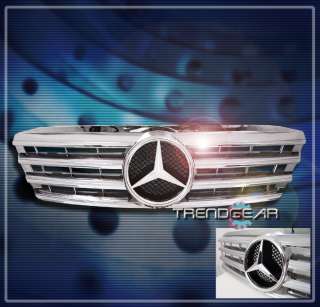 01 02 03 04 05 06 07 MERCEDES BENZ W203 C CLASS AMG UPPER ABS GRILLE 