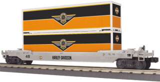 MTH Harley Davidson Freight Cars Railking Bulk Lot of 5  