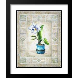  Anita S Bice Framed and Double Matted Print 20x23 Orchid 