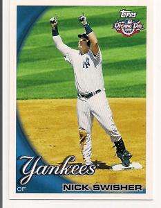 AL All Star NY Yankees Nick Swisher Topps Opening Day  