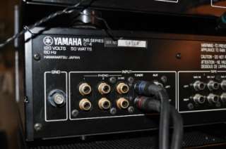 VINTAGE YAMAHA NATURAL SOUND STEREO POWER AMP M 4 TUNER T 1 PREAMP C 4 