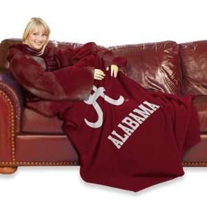 Alabama Crimson Tide Adult Huddler 71 x 48 Fleece Snuggie Throw 