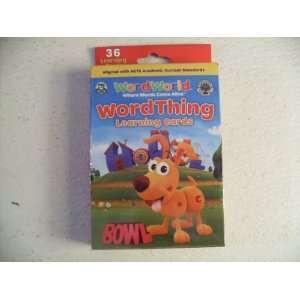  Wordworld, Wordthing Learning Cards Toys & Games