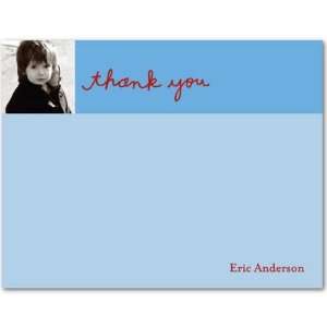  Thank You Cards   Its My Party Blue Photo Thank You Cards 