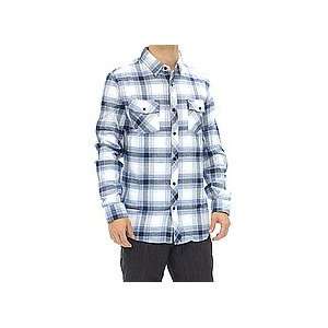  Analog Bixby L/S Flannel (Blue) Small   Wovens 2012 