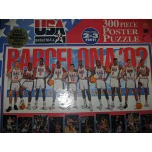    Dream Team USA Basketball 300 Piece Poster Puzzle Toys & Games