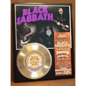  Black Sabbath 24kt Gold Record Concert Ticket Series LTD 