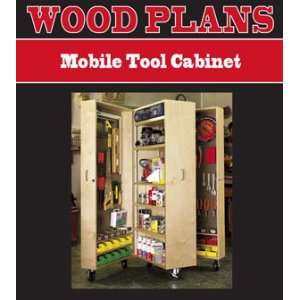  MOBILE TOOL CABINET WOODWORKING PAPER PLAN PW10077