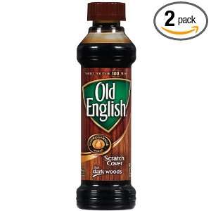  Old English   Scratch Cover For Dark Wood 8 Ounce.(Pack of 