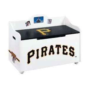    Pittsburgh Pirates Wood Wooden Toy Box Chest