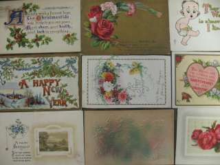 Large Lot of 500 Holidays Old Postcards  