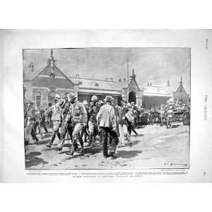  1900 British Prisoners Pretoria War Changing Quarters 