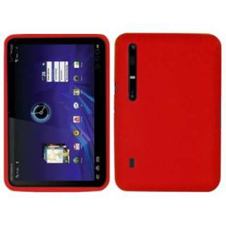 RED Silicone Skin Case for Motorola XOOM tablet wifi  