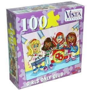  Girls Only Club 100 Piece Jigsaw Puzzle   Rock Band Toys 