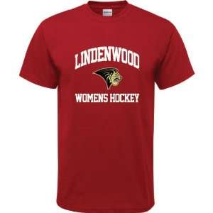   Cardinal Red Youth Womens Hockey Arch T Shirt