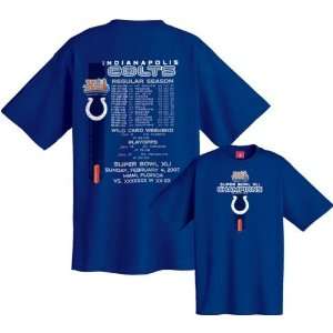  Indianapolis Colts Super Bowl XLI Champions Schedule T 